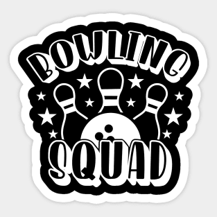 Bowling squad Sticker